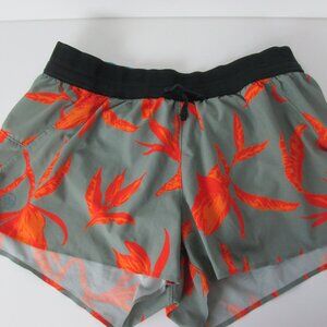 Janji Shorts Womens S Patterned AFO Running Gym Shorts Bottoms Athletic